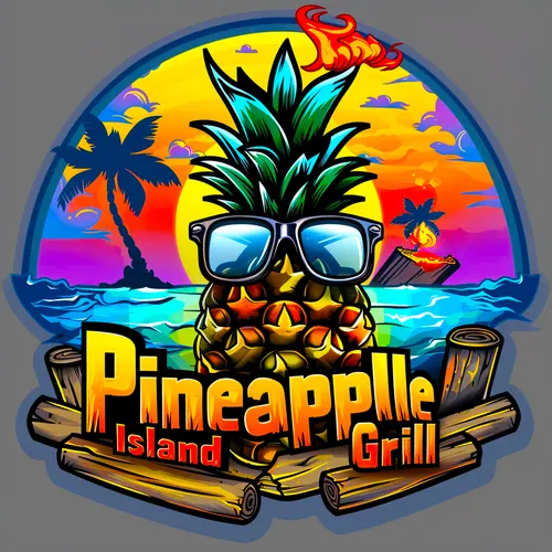 Pineapple Island Grill logo